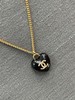 香奈儿 黑色亚克力爱心两用项链 刘雯同款（XTY） 商品缩略图1