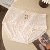 【新中式❗网纱纯欲蕾丝内裤】阳光下的闪光朦胧感，温婉蕾丝镂空，性感撩人，舒适好看小心机，纯棉养护底裆，甜美国风新中式波点小清新中腰纯欲三角裤QQ 商品缩略图4
