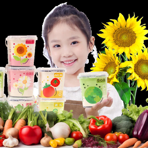 【老师推荐❗儿童种植迷你小盆栽】激发孩子的探索欲，一桶种出快乐，透明桶根茎生长全跟踪，幼儿园小学生瓜果蔬菜花卉草籽植物生长观察盒QQ 商品图4