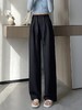 参与8折活动 【诗铭洛可】MJ195云感裤流苏腰带绳休闲直筒裤 商品缩略图1