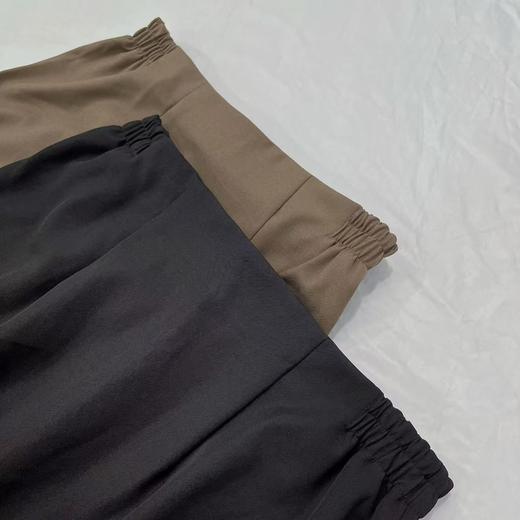 【诗铭洛可】W616半裙侧边松紧腰后开叉设计裙B8-1 商品图5