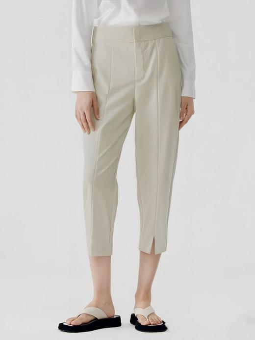 已停发，预计3.4日发【诗铭洛可】W907小脚裤开叉两粒扣品质九分裤 商品图2