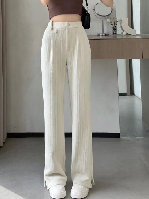 【诗铭洛可】MJ181/182麦穗纹休闲直筒裤B11-4 商品图3