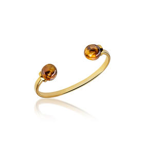 北京仓｜House of Fou-Bon Bon-琥珀色 开口 手镯［土耳其设计师］