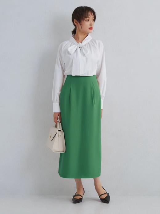 【诗铭洛可】W750半裙后后松紧腰垂感西装后开叉裙B7-4 商品图3