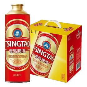 [啤酒]青岛红金1升大罐