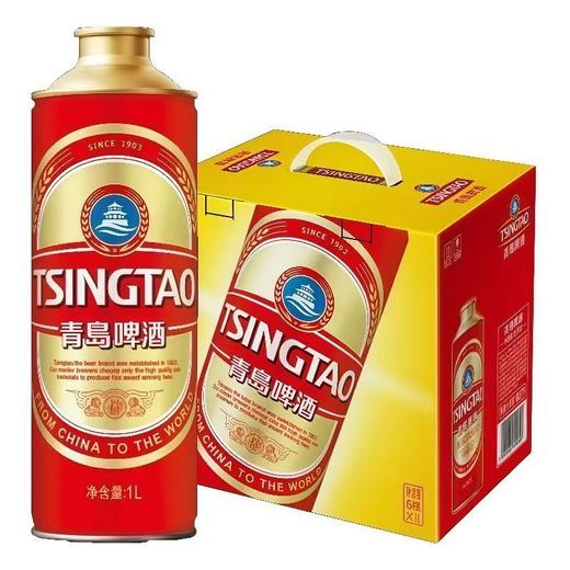 [啤酒]青岛红金1升大罐 商品图0