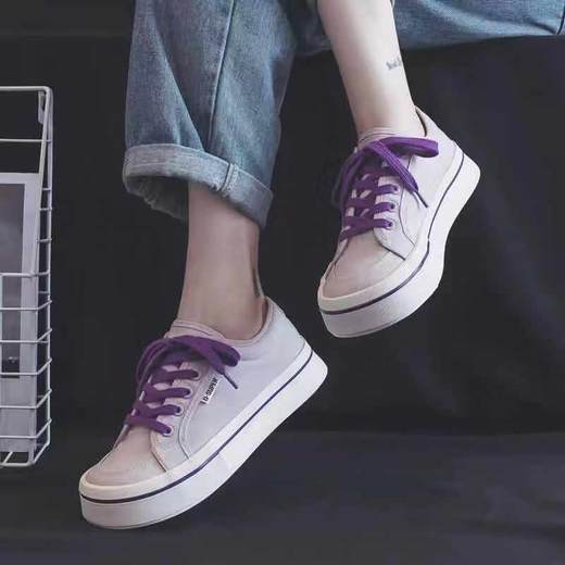 【HF】无忧购“清仓大促”韩版学生休闲百搭四季可穿帆布鞋（截单后3-5天发货) 商品图4