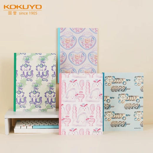 国誉2025年新款设计款无线装订本/B5/40页/图案到店自取 商品图2