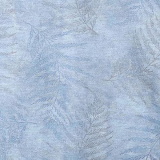 T4111夏季高级感新款男士潮牌扎染叶子图案设计短袖T恤潮流圆领上衣潮 商品图3