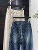 开间同款分割切线休闲百搭宽松牛仔裤 ME901 商品缩略图7