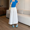 SUDUAN素段木耳花边直筒裤裙 简约百搭 舒适面料 木耳边裤脚 5色可选 商品缩略图2