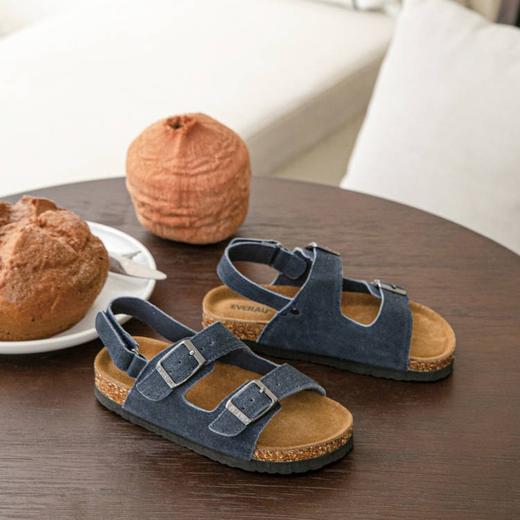 【澳洲品牌】EVERAU儿童凉鞋全皮休闲舒适透气一脚蹬拖鞋EA7045K 商品图4