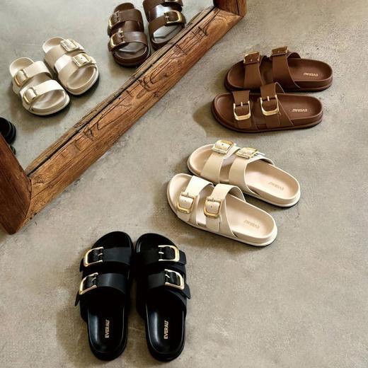 【澳洲品牌】EVERAU拖鞋女士夏季休闲厚底凉鞋 EA7088 商品图0