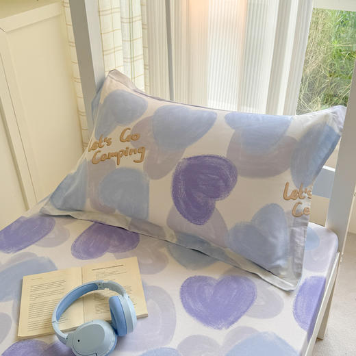 【品牌直发】加倍生活全棉印花学生宿舍床笠 90*200cm 柔软全棉面料 印花图案 开学季 商品图4