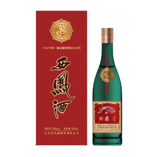 西凤金奖老绿瓶500ml*6 （1952年第一届全国评酒会纪念酒）【臻选好酒】 商品图0