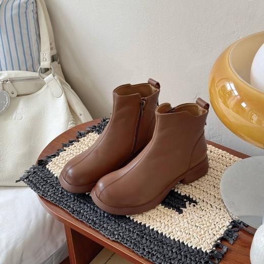 【澳洲品牌】EVERAU牛皮防滑加厚底经典舒适切尔西靴EA4042 商品图5