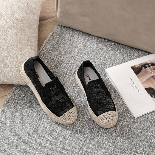 【澳洲品牌】EVERAU蕾丝渔夫鞋平底拼色单鞋软底EA7054 商品图5