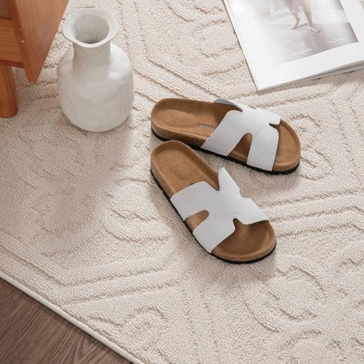 【澳洲品牌】EVERAU拖鞋女软木拖鞋夏简约时尚潮流ins外穿平底沙滩鞋EA7068 商品图5