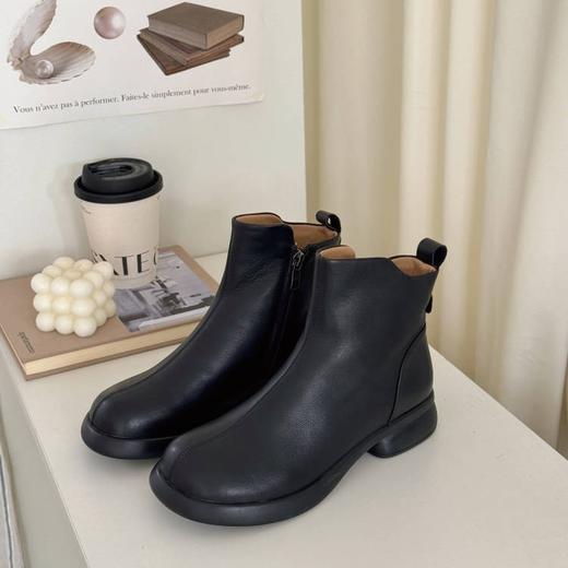 【澳洲品牌】EVERAU牛皮防滑加厚底经典舒适切尔西靴EA4042 商品图3