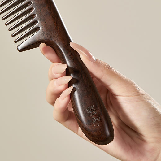 初心| 黑檀扁梳 商品图4