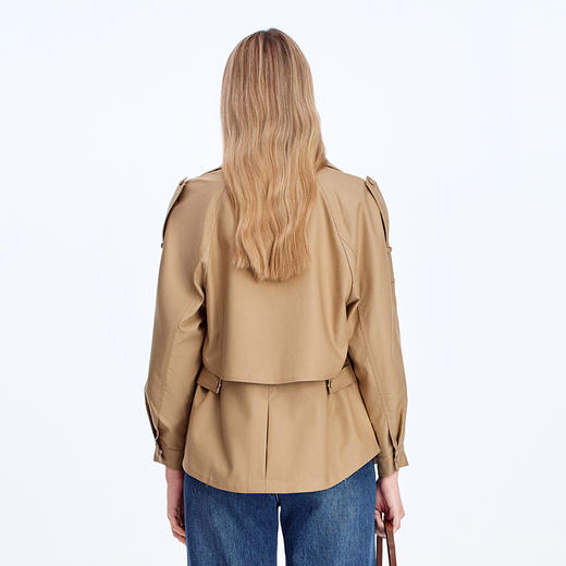 EITIE通勤时尚短款风衣8304006 商品图4