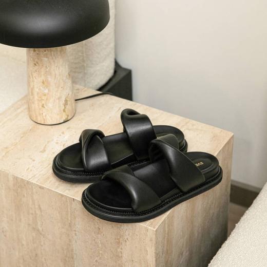 【澳洲品牌】EVERAU春夏女鞋双带充棉凉鞋扭转带设计简约灵动清爽EA7038 商品图7