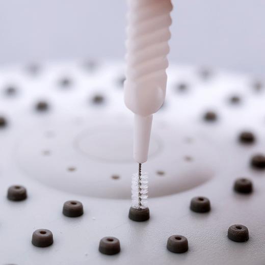 花洒孔清洁刷 沐浴莲蓬头 水龙头缝隙刷 防堵塞清洗神器10个/板 商品图3