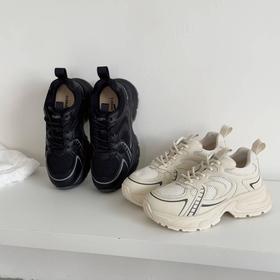 【澳洲品牌】EVERAU澳洲老爹鞋女鞋厚底增高休闲运动鞋透气网面跑步鞋EA5061