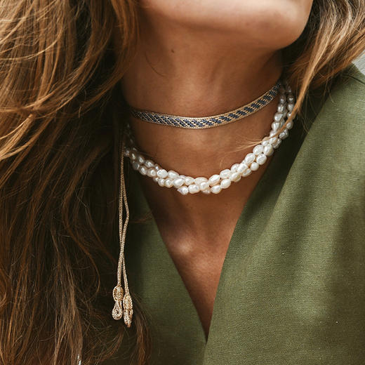 北京仓｜Maayaz-Izy n°2-薰衣草 编织 颈链［摩洛哥设计师］ 商品图2