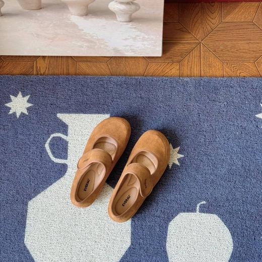 【澳洲品牌】EVERAU玛丽珍浅口单鞋魔术贴休闲气质平底女鞋EA7085 商品图5