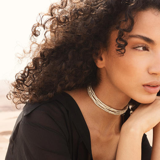 北京仓｜Maayaz-Ren-金色 多绳 颈链［摩洛哥设计师］ 商品图1