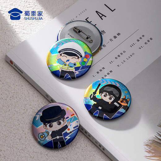 【三代小J马口铁徽章】蜀黍元素徽章创意纪念胸针挂件痛包装饰品 商品图7