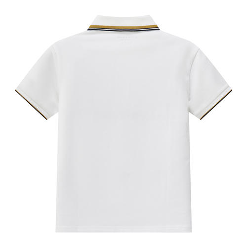 佐丹奴童装SS25商场同款【莱卡】棉字母刺绣短袖Polo03015256 商品图2
