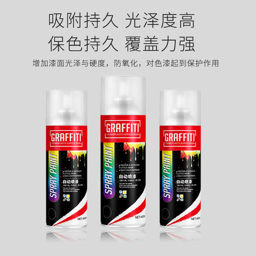 【黑/白色】严选自喷油漆不锈钢喷漆镀铬电镀锌金属防锈漆防腐手喷铁450ml 商品图0