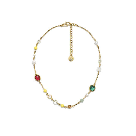 北京仓｜Goossens Paris-Lagune-多宝 岩石水晶 珍珠 项链［法国设计师］ 商品图0