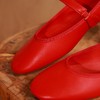 【线上专属】超百搭小皮鞋（318-5-红色） 商品缩略图1