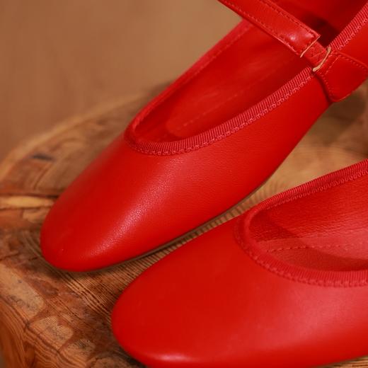 【线上专属】超百搭小皮鞋（318-5-红色） 商品图1