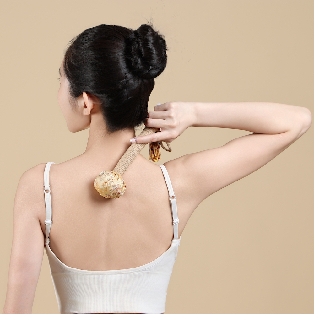 每天5分钟，锤走酸痛疲劳！沉瑜香养 非遗合香珠香药手锤，12种香药配伍，香珠捶打按摩