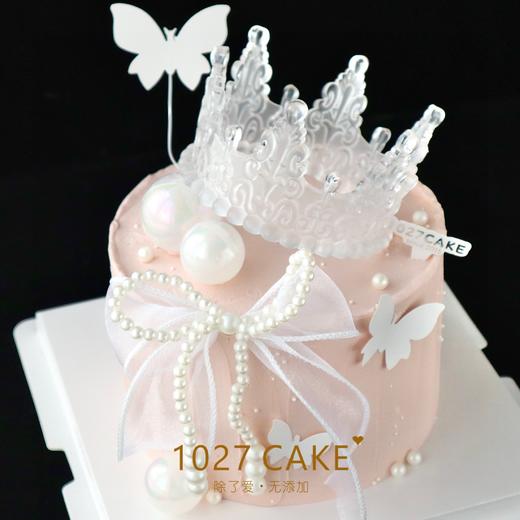 1027CAKE |  粉色系  水晶皇冠蛋糕 商品图1