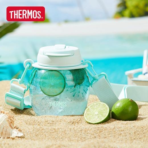 【特惠6折】膳魔师Tritan水杯双饮大容量带背带吸管水壶TCSZ-1000 商品图3