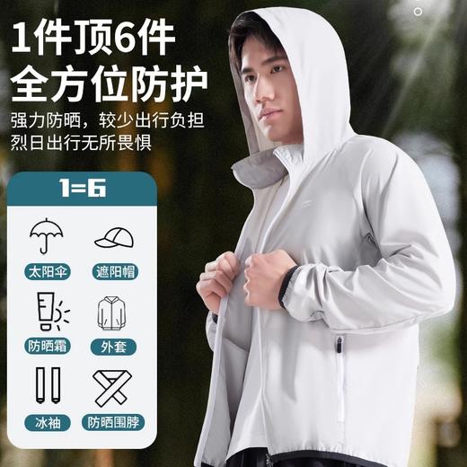 李宁男女同款连帽透气凉感骑行防晒服【修身版型，建议选大一码】 商品图1