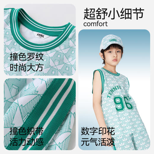 男童针织套装夏季新款安奈儿童装EB522185 商品图4