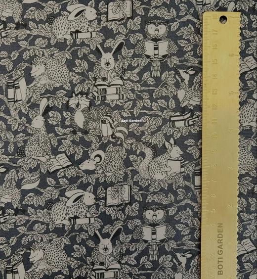 LT282A动物系列特别限定 WOODLAND LIBRARY 林间图书馆 Liberty 邮费到付 269元/米 商品图3