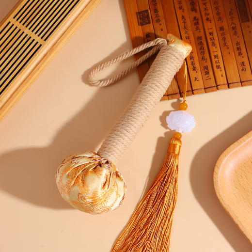 每天5分钟，锤走酸痛疲劳！沉瑜香养 非遗合香珠香药手锤，12种香药配伍，香珠捶打按摩 商品图2