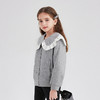 笛莎Deesha 童装女童外套2025秋新款女童撞色花边大翻领外套 商品缩略图0