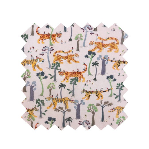 LT281B著名插画师创作 动物系列特别限定 TIGERS TOURING 虎之旅 Liberty 269元/米 商品图0