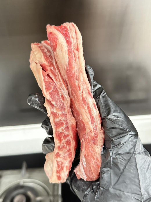 澳洲安格斯牛肋条，100%原切，短谷饲育肥，能看到雪花纹非常好 商品图5