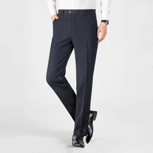 【零压裤】圣得西男士垂顺易打理裤25秋季款商务西裤休闲直筒长裤 商品图2