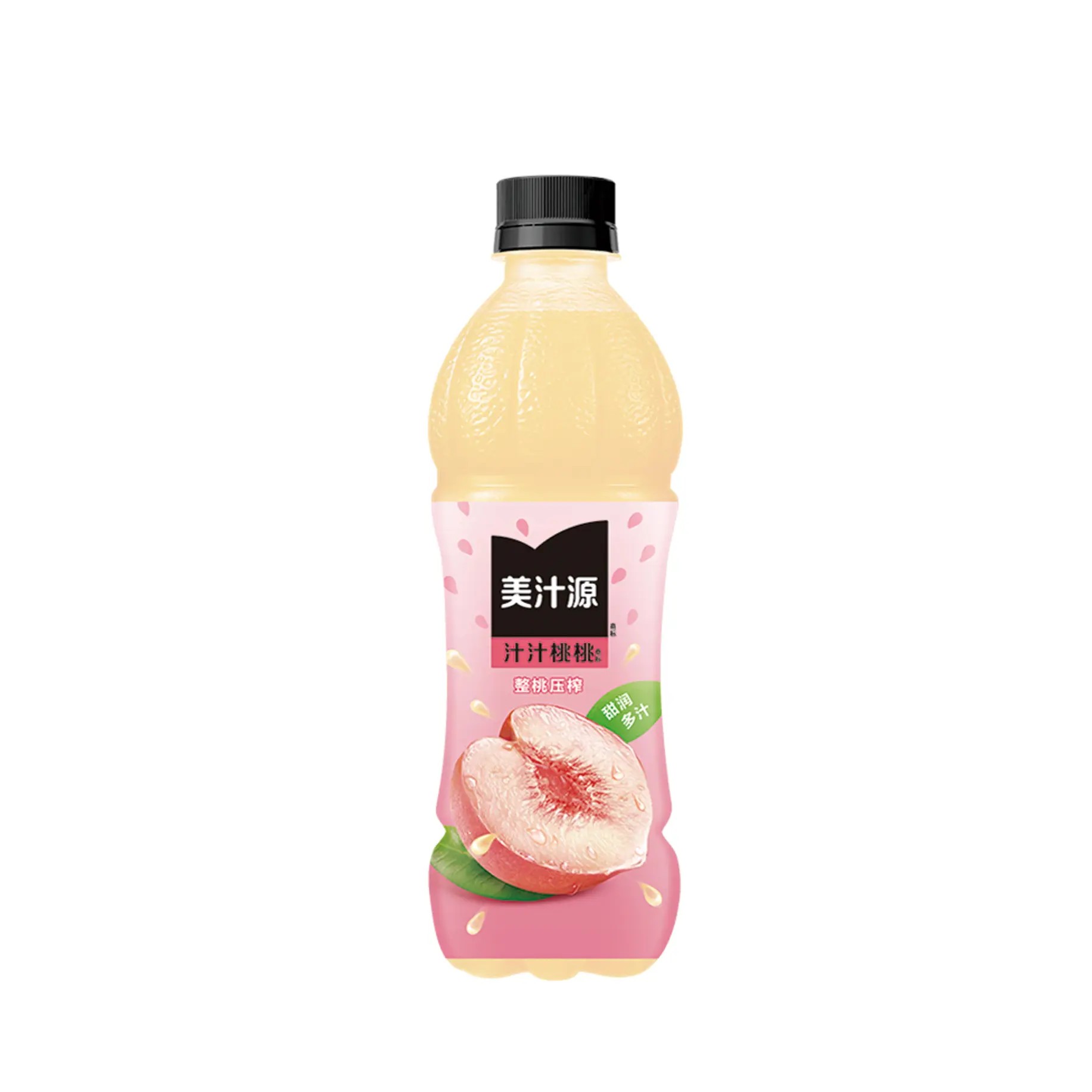 美汁源汁汁桃桃饮料450ml/瓶